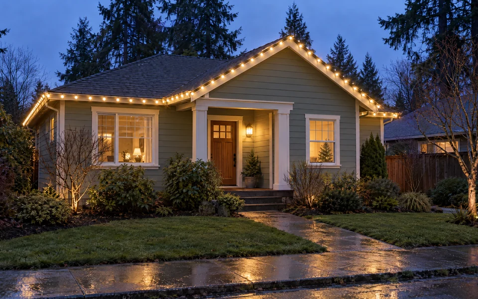 Illustrative smaller home lighting choice