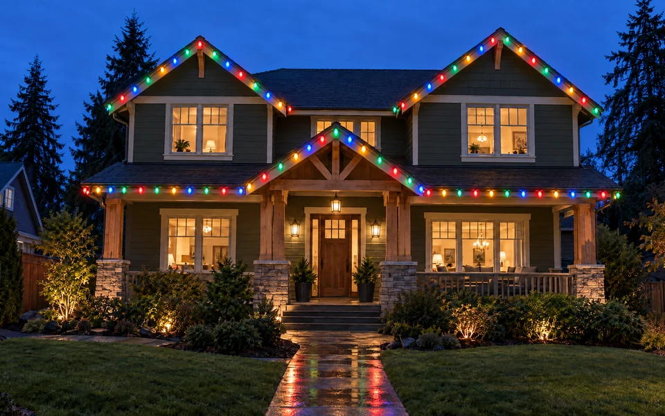 Illustrative multicolor lighting choice